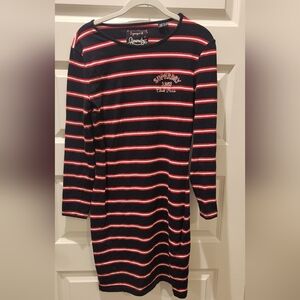 Superdry Longsleeve Striped Dress EUC